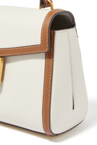 Katy Color-Blocked Medium Top-Handle Bag
